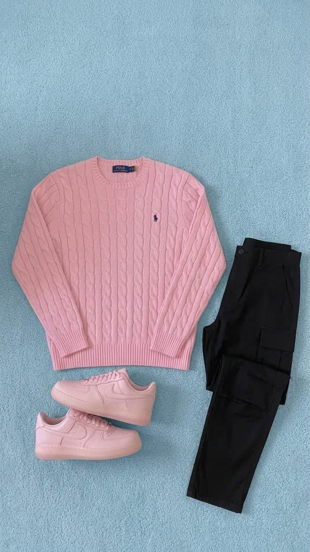 Rosa preppy