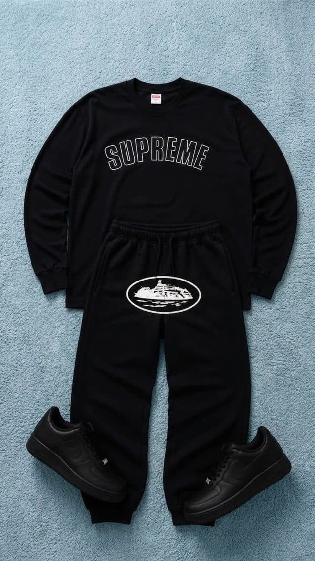 Manga larga black